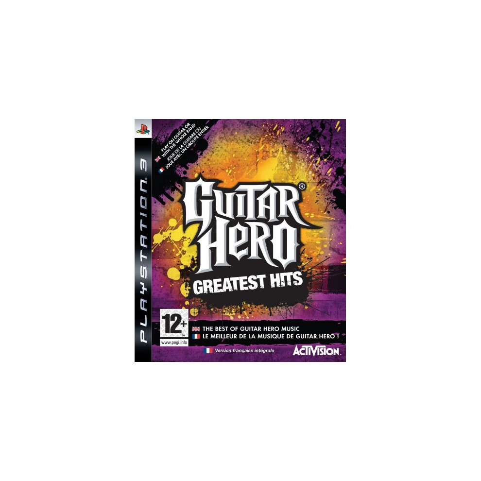 Guitar Hero: Greatest Hits - Game Only (Ps3) 5030917068638
