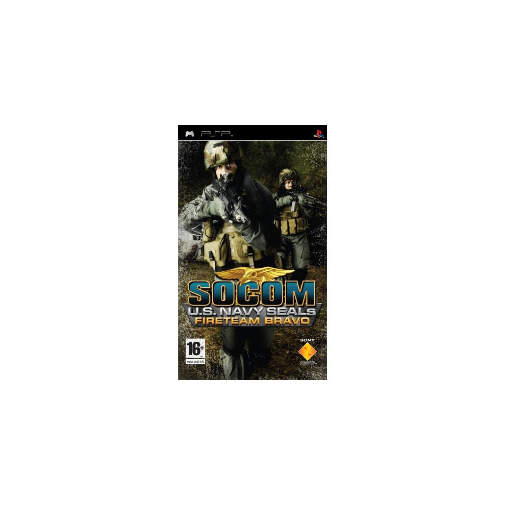 Playstation Socom: U.s. Navy Seals Fireteam Bravo With Headset (Psp)