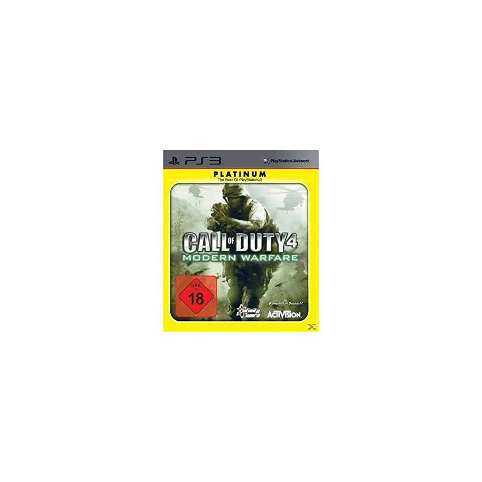 Call Of Duty 4: Modern Warfare Platinum (Ps3) (Usk 18) 5030917056291