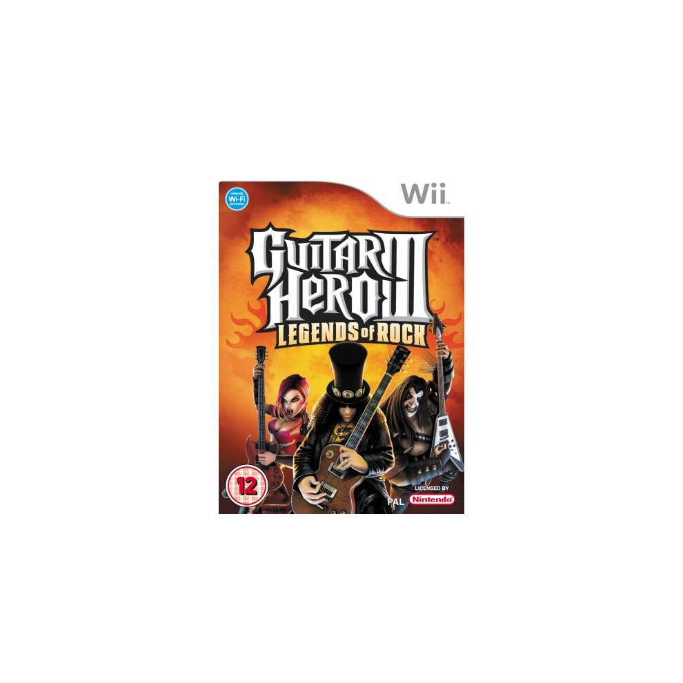 Guitar Hero Iii: Legends Of Rock - Game Only (Wii) 5030917063251