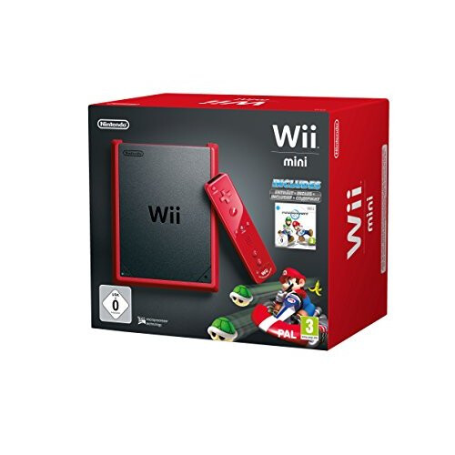 Refurbished Nintendo Nintendo Wii mini - Game console - red  matte black