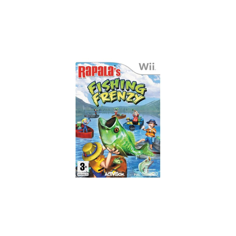 Rapala's Fishing Frenzy & Fishing Rod (Wii) 5030917056659