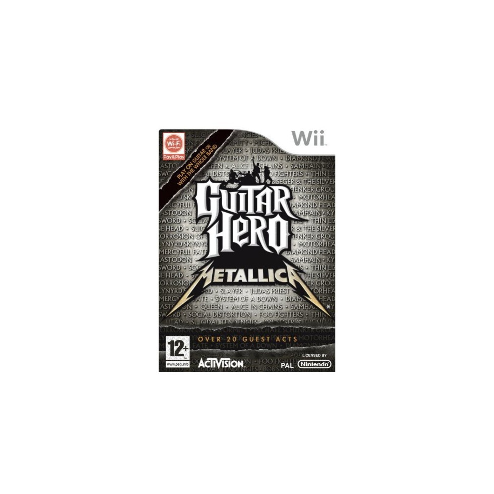 Nintendo Guitar Hero Metallica Wii