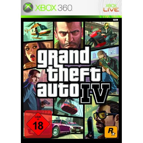 Xbox XBox360 Game GTA4 - Grand Theft Auto IV USK18 (deutsch)