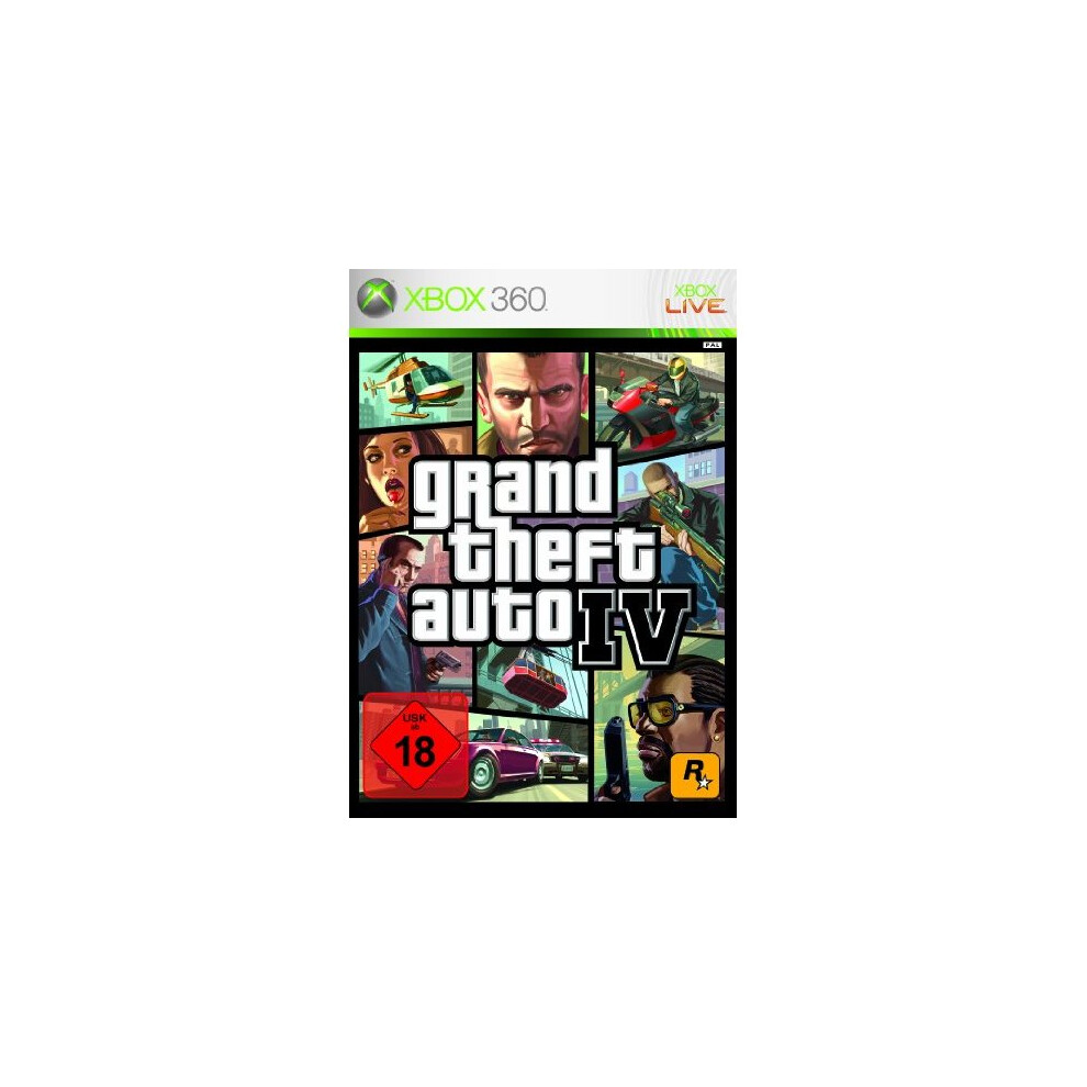 XBox360 Game GTA4 - Grand Theft Auto IV USK18 (deutsch)