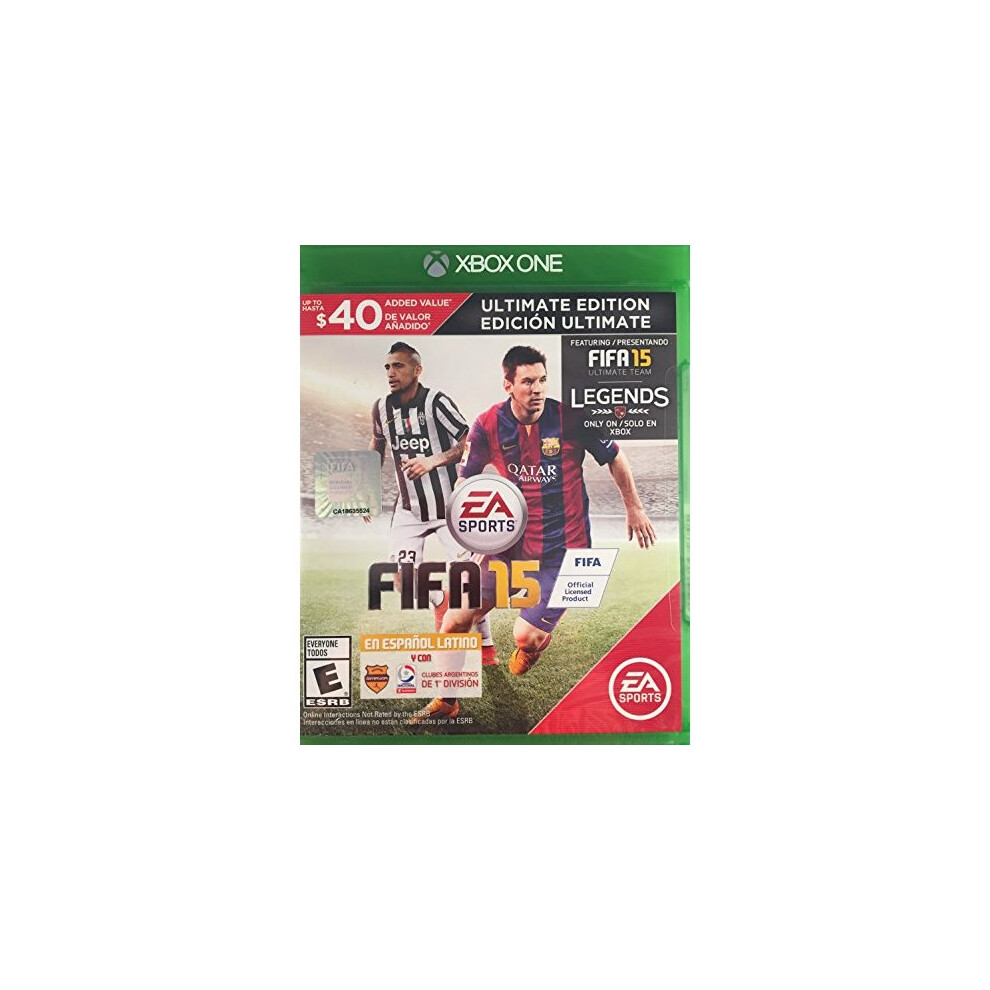 Fifa 15 Ultimate Edition - Xbox One - Region Free USA Version in English & Spanish (Plays Worldwide