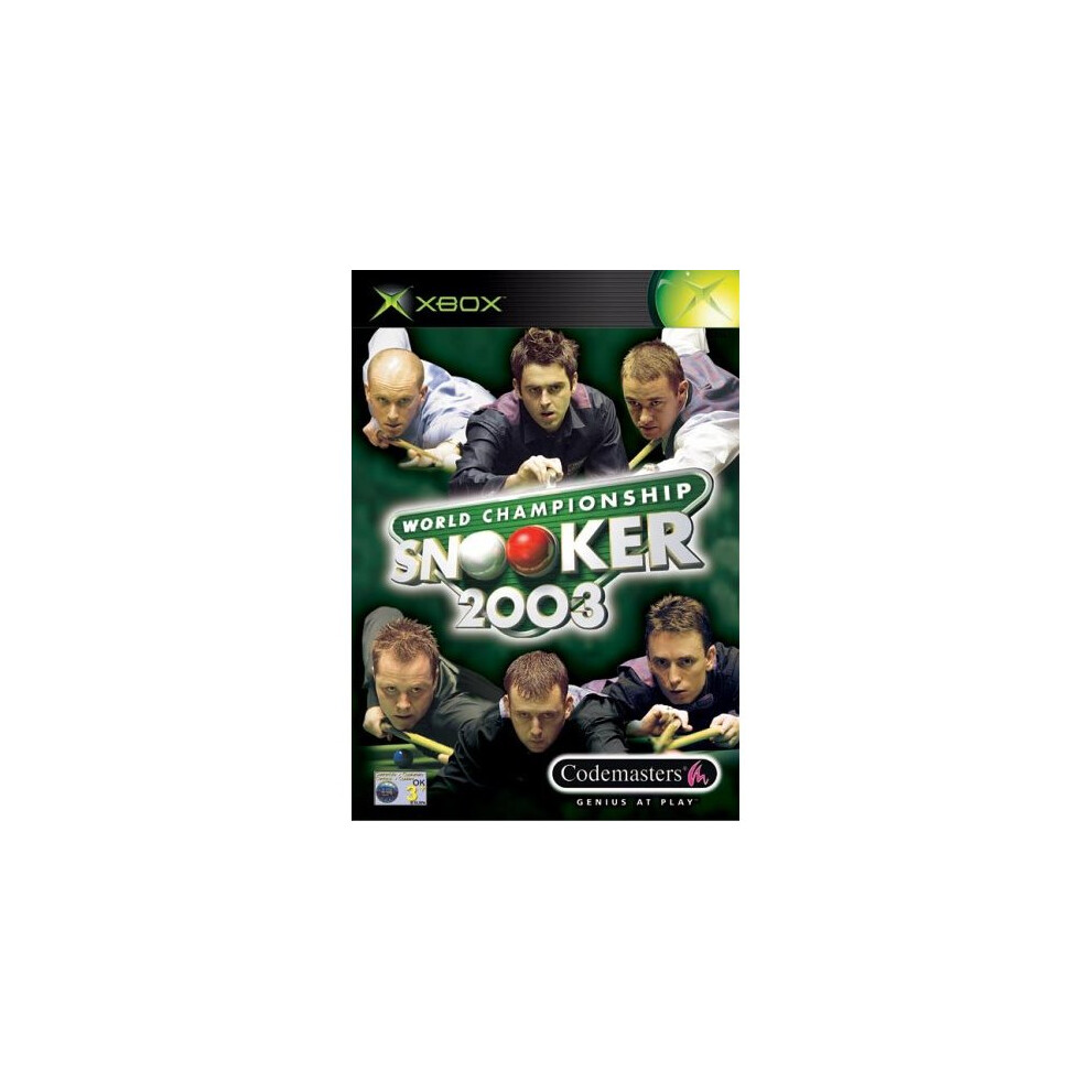 World Championship Snooker 2003 (Xbox) Black 5024866321692