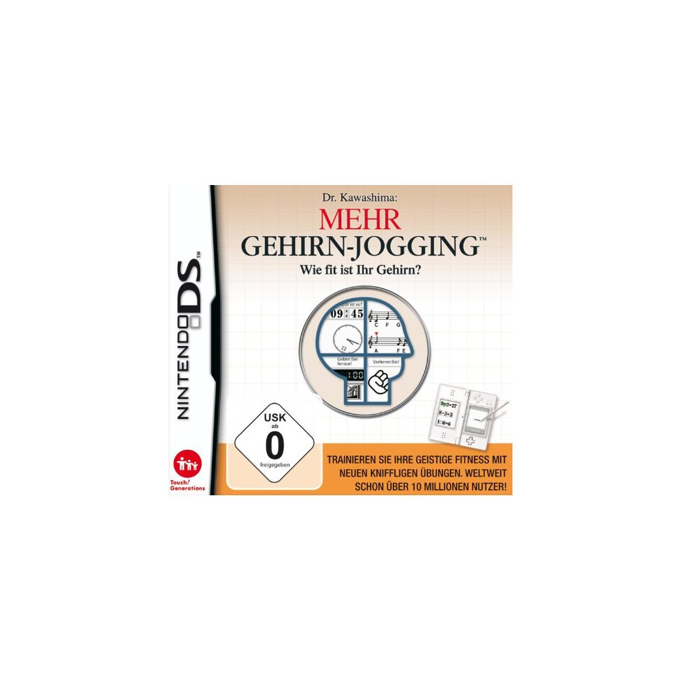 Nintendo DS Dr. Kawashima Mehr Gehirn Jogging
