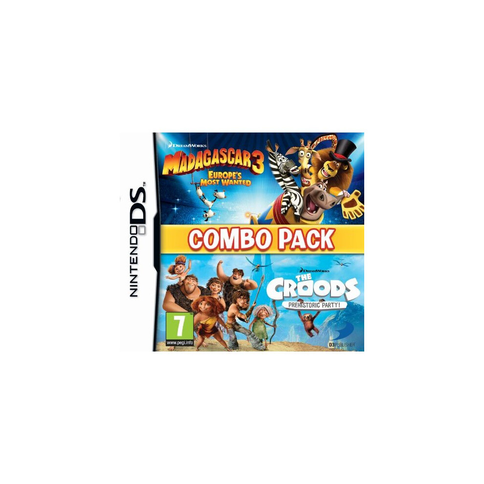 Bandai Madagascar 3/The Croods Double Pack (Nintendo Ds)