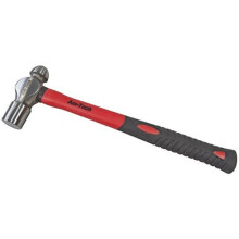16oz Ball Pein Hammer - Fibreglass Shaft - ball pein pin hammer 16oz fibreglass shaft drop forged club claw panel beating builder diy tool