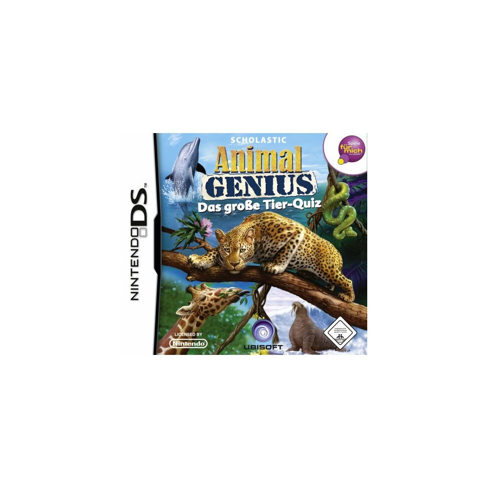 Animal Genius - Das GroãÂÃÂ¸E Tierquiz Nintendo Ds 3307210801746