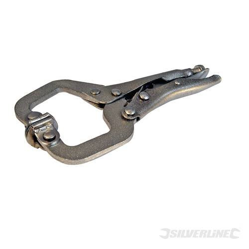 Silverline Silverline C-Type Welding Clamps Adjustable Grips Pliers (275mm)