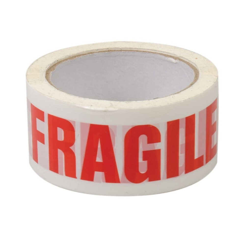 Silverline Fixman Fragile Packing Tape 48Mm X 66M - Packing Tape X Fragile 66M 48Mm 191480 - Packing Tape X Fragile 66M 48Mm Fixman 191480 Parcel