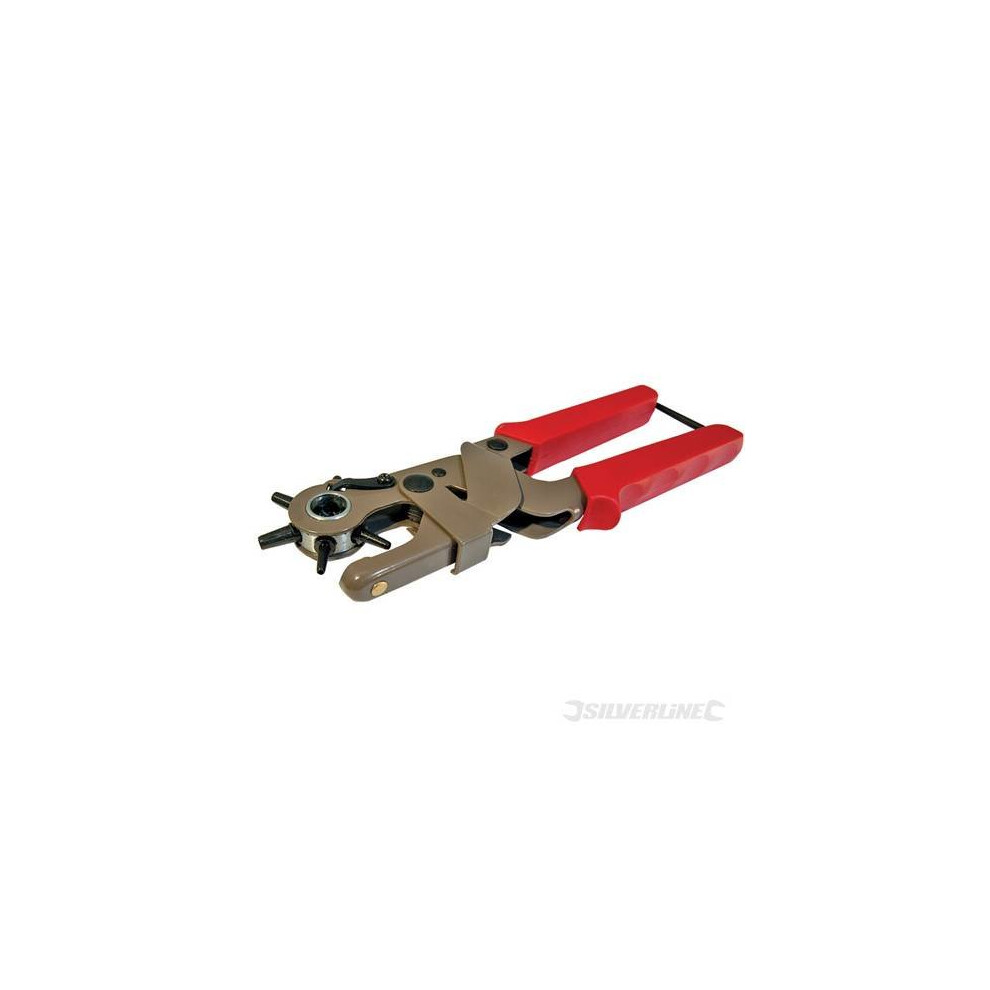 2 - 4.5mm Heavy Duty Punch Pliers - Silverline 200111 245mm Revolving -  punch pliers heavy duty silverline 200111 245mm revolving