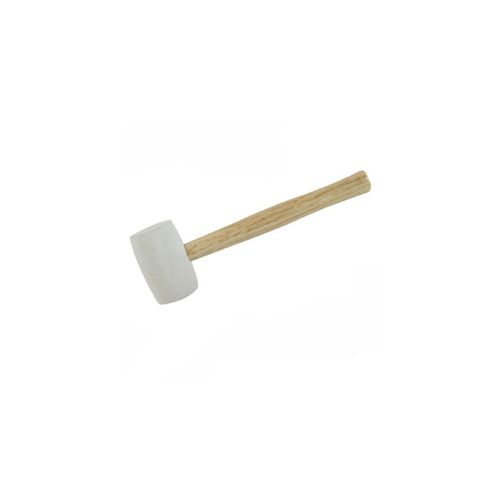 Silverline White Rubber Mallet 16oz (454g) - 633608 454g -  mallet white rubber silverline 16oz 633608 454g