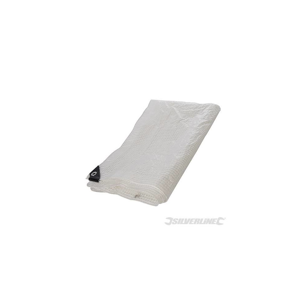 Silverline Leno Tarpaulin 3 x 4m - 280111 -  tarpaulin leno silverline x 4m 3 280111