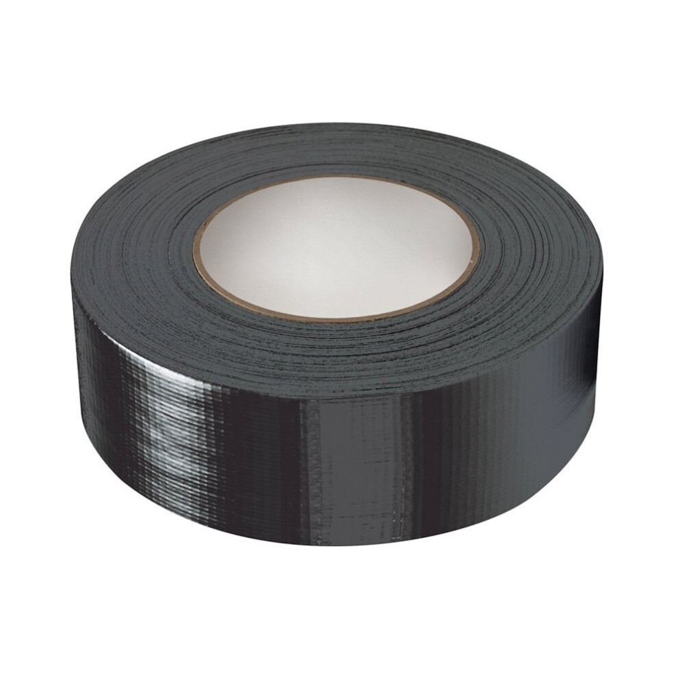 Fixman Super Heavy Duty Duct Tape 50mm x 50m Black - Duct 50m Super Heavy Duty -  duct fixman 50m super heavy duty tape black 50mm 190160