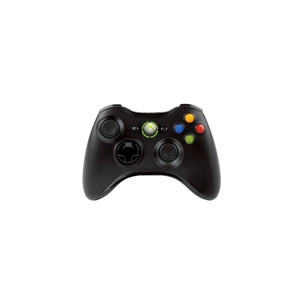 Xbox Official 360 Wireless Controller - Black (Xbox 360)