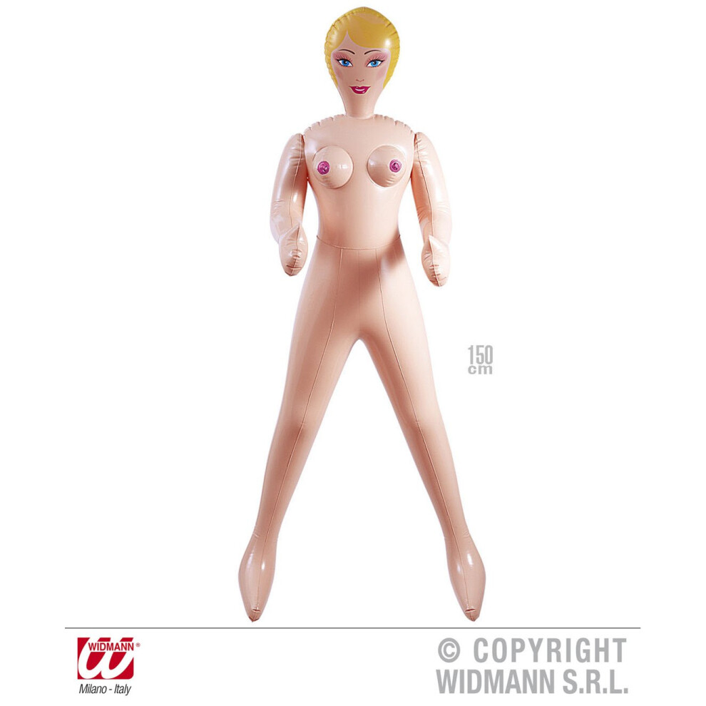 Widmann Women's 150Cm Inflatable Doll - Stag Blowup Hen Party Novelty Swimming - Inflatable Doll 150Cm Stag Blowup Hen Party Novelty
