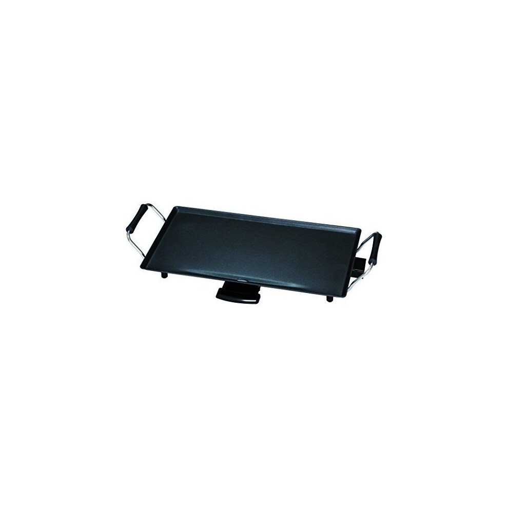 B&Q - Tg200 Teppanyaki Electric Grill Table Top Griddle Hot Plate Cooking Pan LargeBlack - Image 3