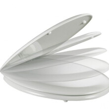 White Luxury Soft Close Plastic Toilet Seat - seat soft close toilet white oval luxury adjustable bottom elegant design fixing plastic