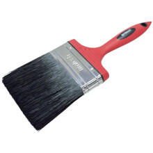 100mm (4") No Bristle Loss Paint Brush - Soft Handle -  loss paint brushes decorating 4 amtech soft handle set straight angled 05 1 15 2 25 3 100mm