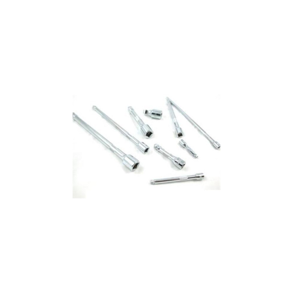T/Zone 9Pc Wobble Extension Bars Crv - Set 38 12 Bar 14 Tool Drive Piece - Wobble Extension Set 38 12 Bar 14 9Pc Tool Drive Bars Piece 5055143908374