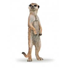 Figura Papo ""Suricatas de pie"" (multicolor) - Suricata salvaje de pie - Figura Papo de suricata salvaje de pie, reino animal 50206