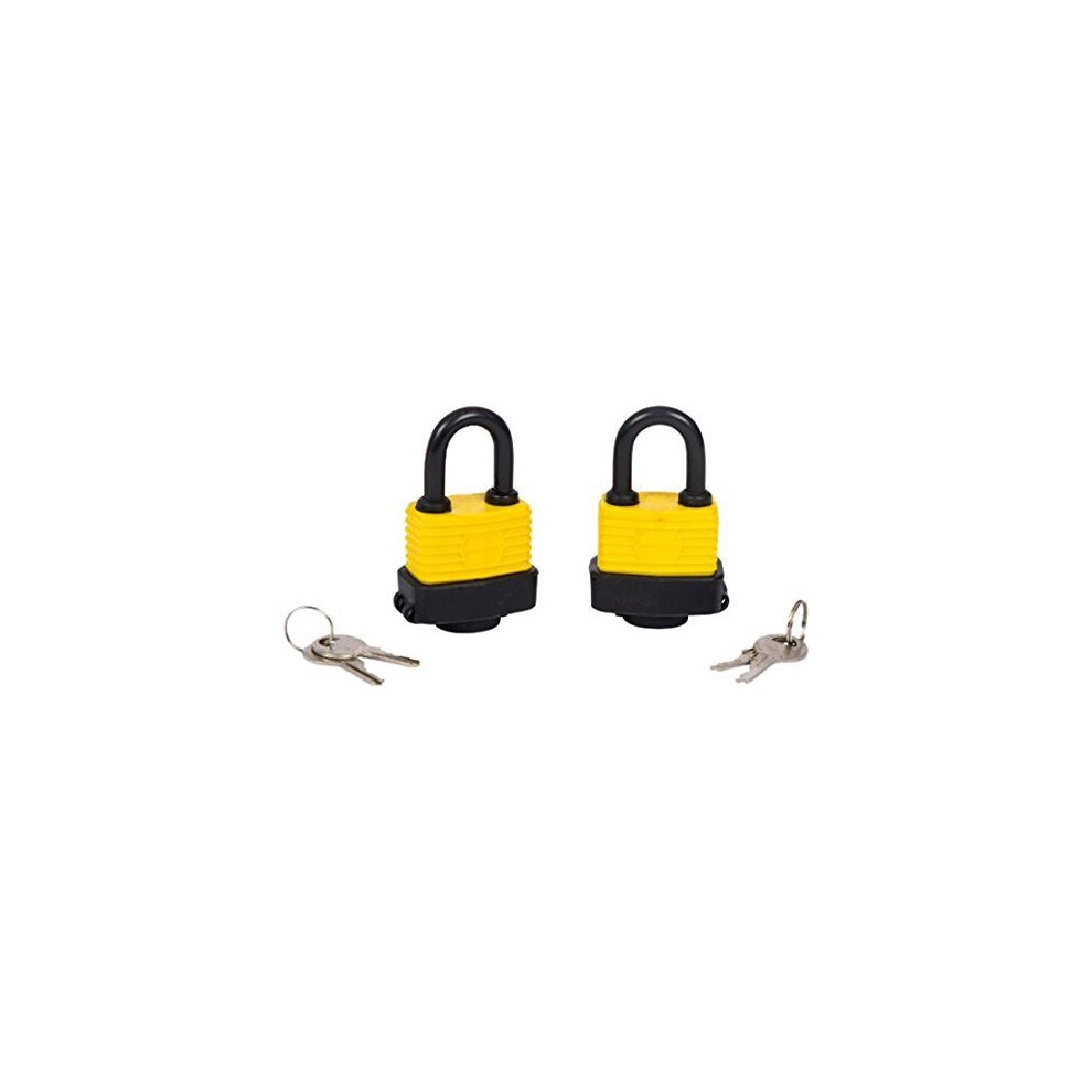 Fort Knox 2 Pce 40Mm Weather Resistant Padlocks Keyed Alike - Same Shed Gate - Padlocks 2 Resistant Same Weather Keyed Alike Shed Gate Keys Garage 4 5028734770100