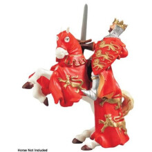 Figurinha Rei Ricardo Vermelho - PAPO - O MUNDO MEDIEVAL - Mistura - 3 anos e mais