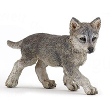 Figurine Bébé loup - PAPO - LA VIE SAUVAGE - Intérieur - Mixte - A partir de 3 ans