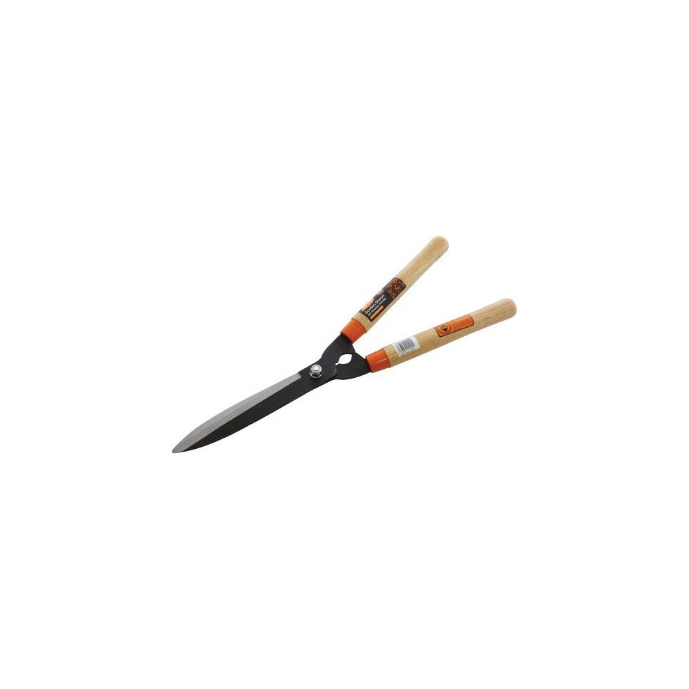 Am-tech Garden Shears Wood Handle Pro - Wooden Grass Hedge Shrubs Gardening -  shears garden wooden handle grass hedge shrubs pro gardening lawn