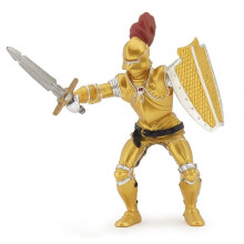 Figurine Ridder Goud in Harnas - PAPO - DE MIDDELAEWE - Voor Kinderen