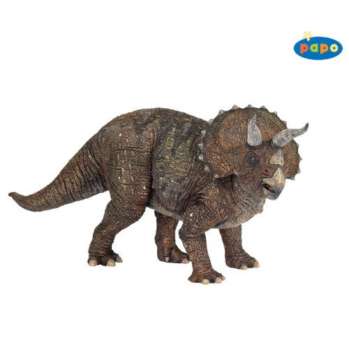 Papo Triceratops Dinosaur - New Dinosaurs -  papo triceratops dinosaur new dinosaurs