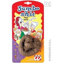 4952J Jumbo Poo Prank - Widmann Novelty Gag Toy Set for Kids' Birthday (Brown, 20x15x5cm)