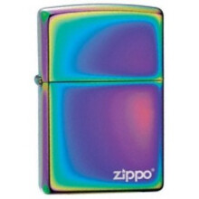 Spectrum Zippo Lighter With Logo - Windproof 151zl Brand New Regular Plain - spectrum logo windproof lighter 151zl brand new regular plain chrome