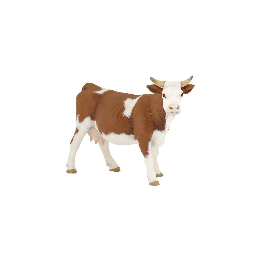 Simmental Cow - Papo Farm Animal Animals Toy Figure New -  papo cow farm animal simmental animals toy figure new