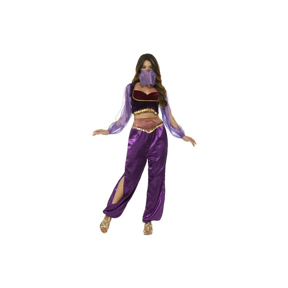 Smiffy's 24702s Arabian Princess Costume (small) - Fancy Dress Ladies Womens -  princess fancy dress arabian costume ladies womens belly dancer