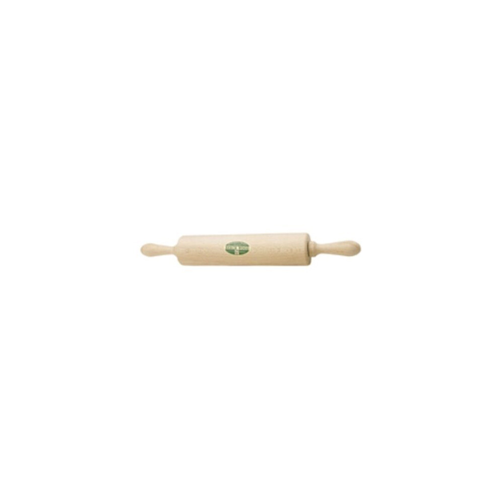 KitchenCraft Beech Wood Revolving 44cm Rolling Pin