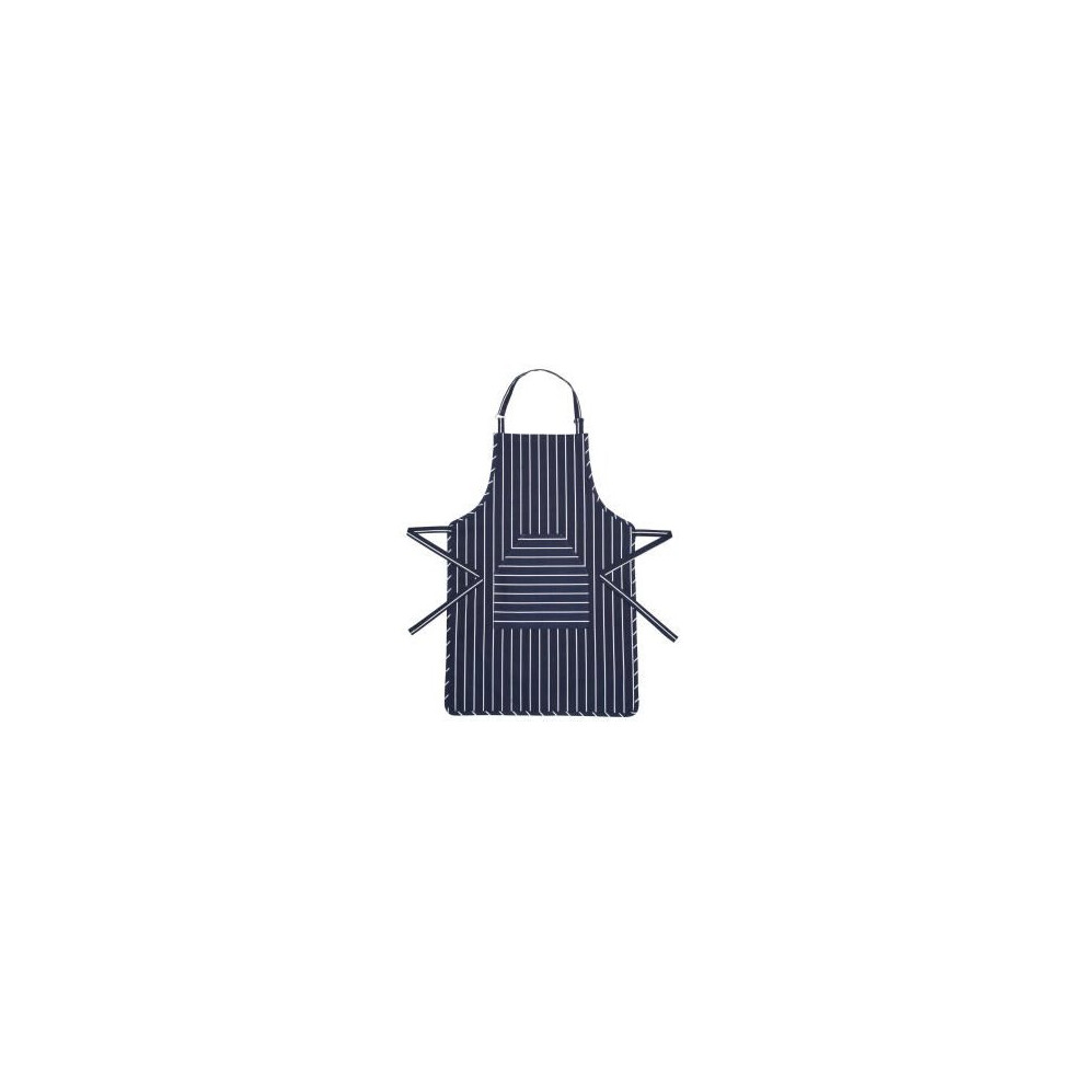 KitchenCraft Blue Butcher's Stripe Apron