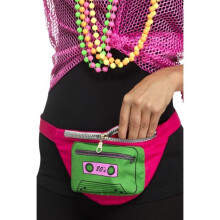 Smiffy's 44650 80's Bum-bag (one Size) - 80s Bumbag Retro Pack Fanny Neon Fancy - 80s bumbag retro pack fanny neon fancy dress multi coloured