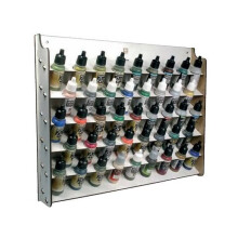 17ml Wall Mounted Paint Display Av Acrylics - Storage Rack 45 Bottle Val26010 - av acrylics wall mounted paint display 17ml storage rack 45 bottle