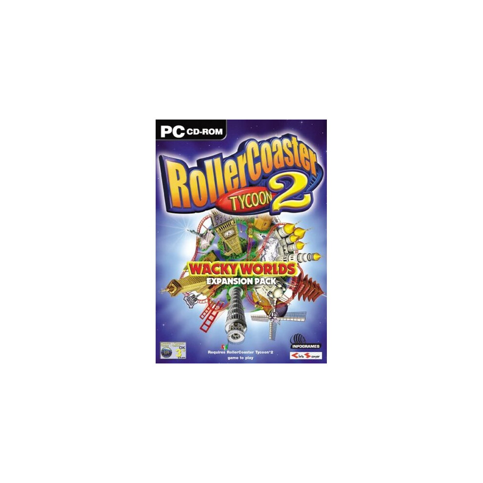 RollerCoaster Tycoon 2: Wacky Worlds Expansion Pack (PC)