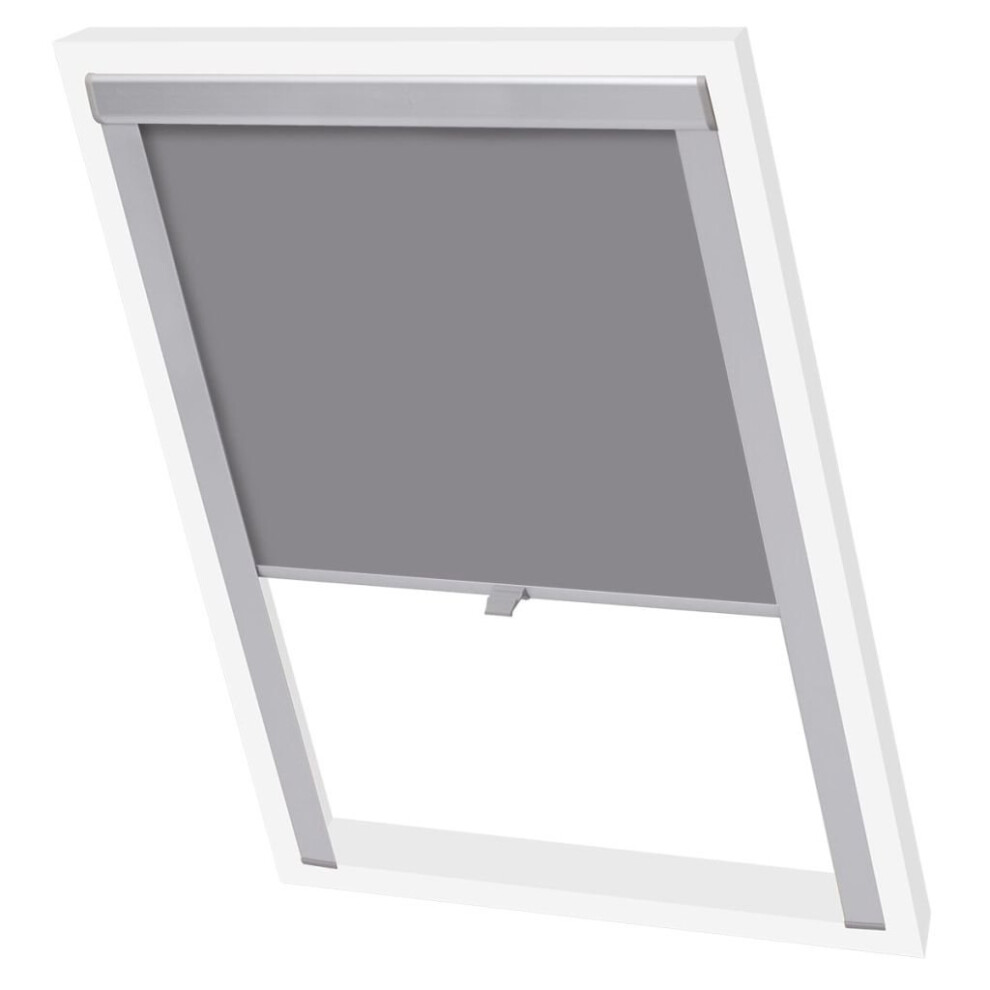 vidaXL Blackout Roller Blinds for Roof Window Grey C02 Protector Cover