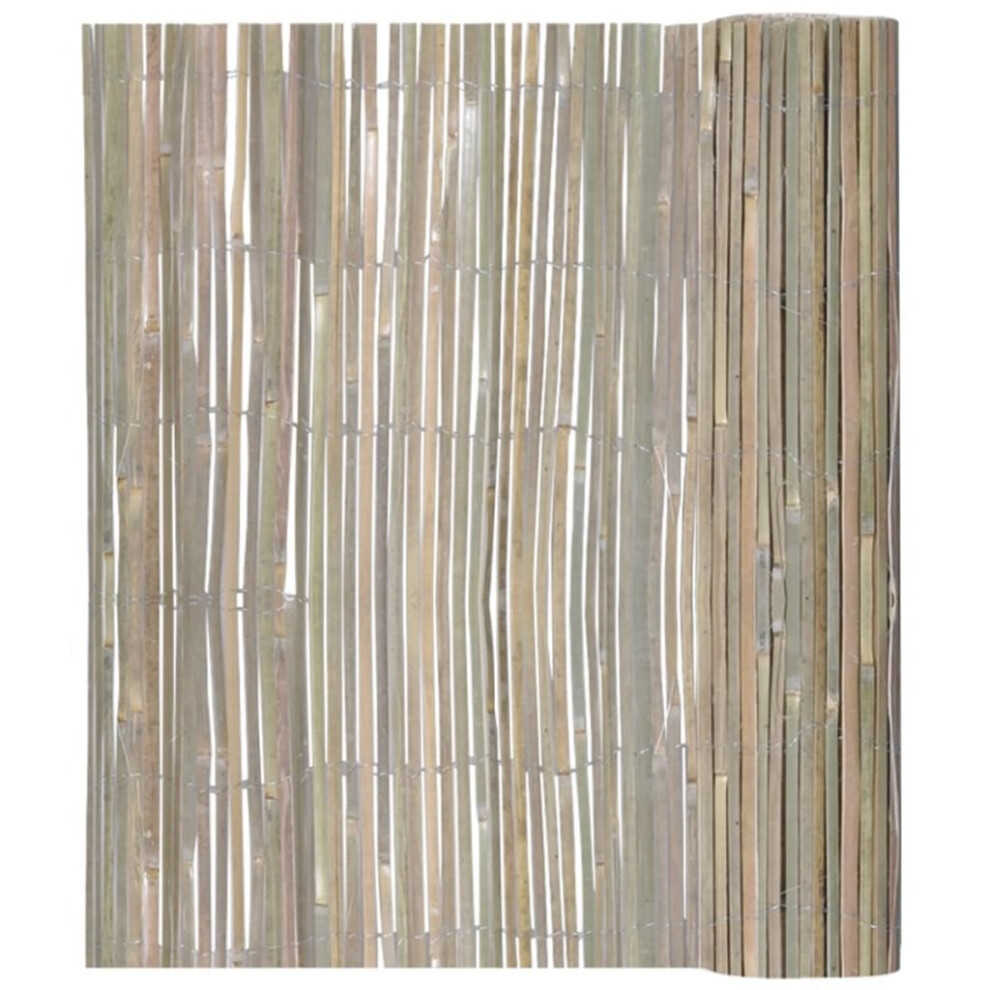 vidaXL Bamboo fence 100x400cm Outdoor Garden Barrier Panel Privacy Divider