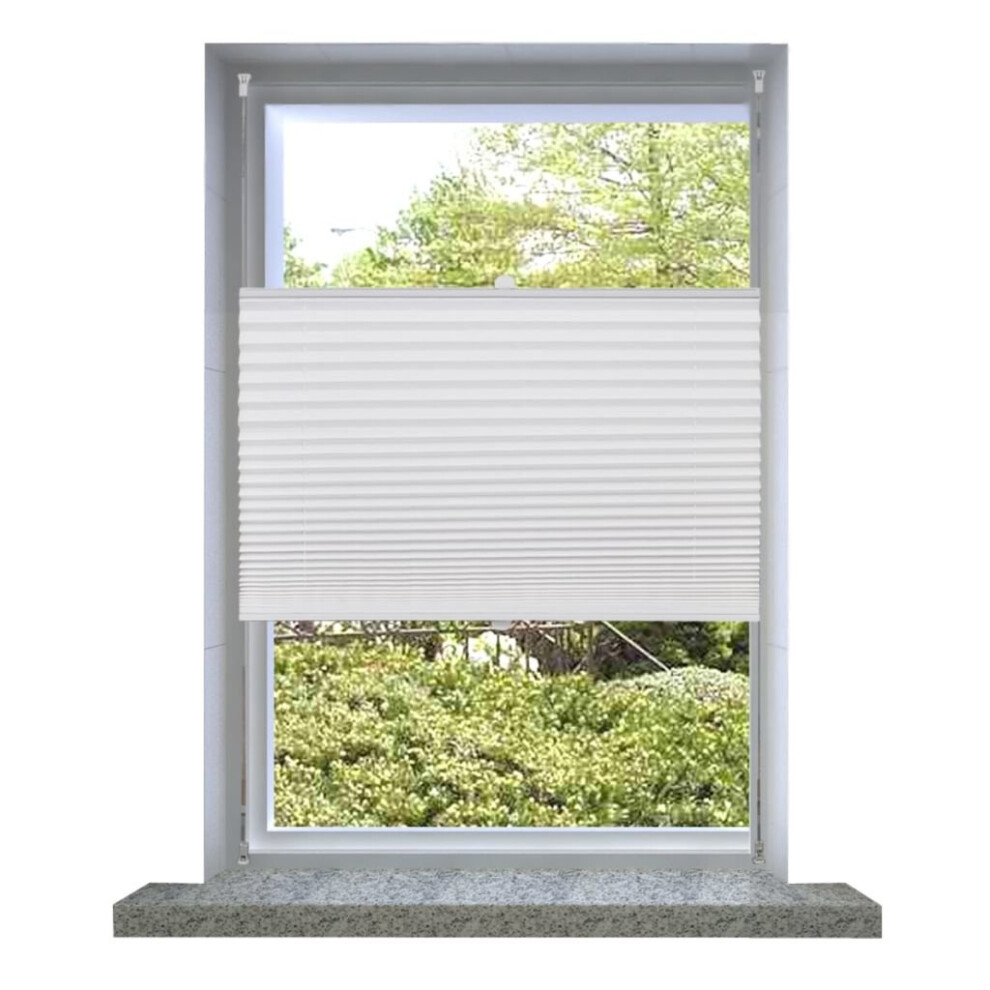 Roller Blind Blackout 60x100cm White Daynight Sunscreen Quality Window Blinds