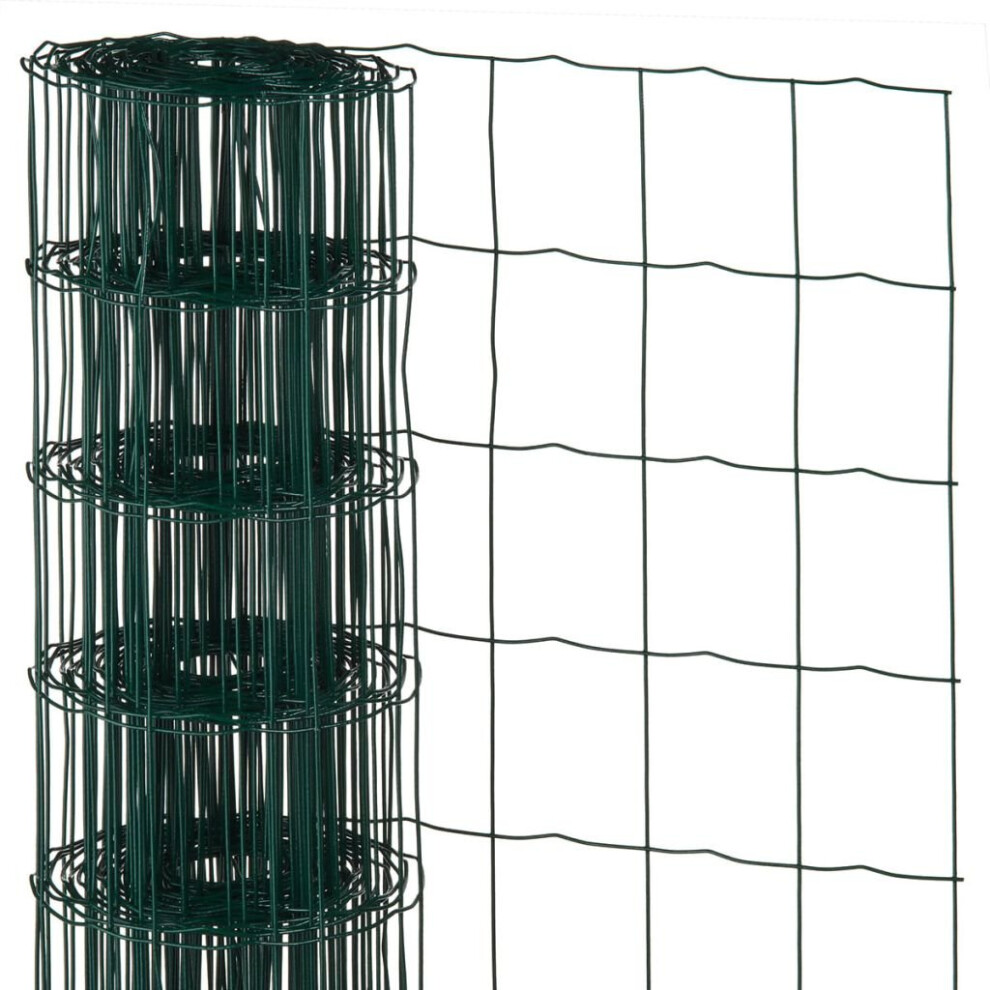 Nature Wire Mesh Rectangular 0.8x10 m Green Fence Aviary Enclosure 6050271