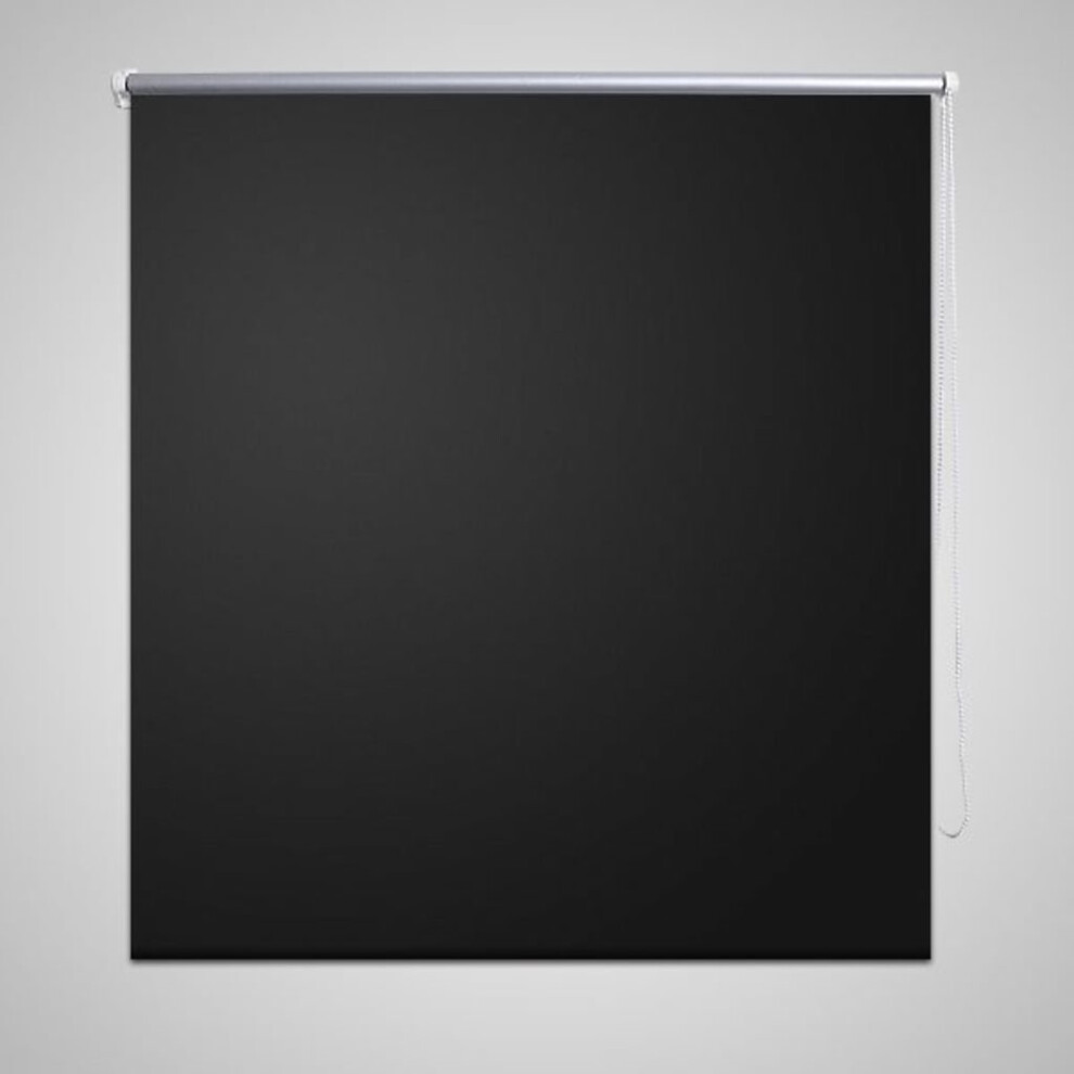 Roller Blind Blackout 100x175cm Black Daynight Window Blinds Sunscreen Quality