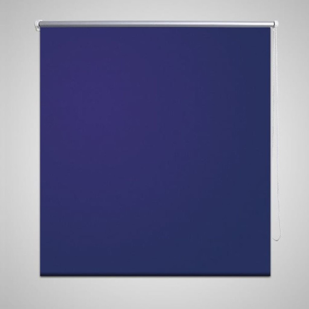 Roller Blind Blackout 40 x 100 cm Marine / Blue