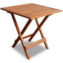 VidaXL Folding Coffee Table | Wooden Garden Furniture